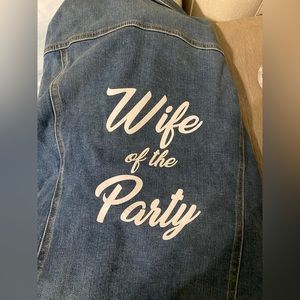 Wife of the party Jean jacket